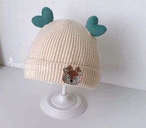 3 bulan - 2 tahun topi kupluk bayi motif tanduk rusa ala korea topi anak anak laki laki perempuan