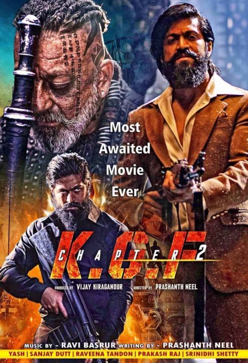 KGF (2022) Tamil Movie DVD Bluray Dvd R/Rw Format Local