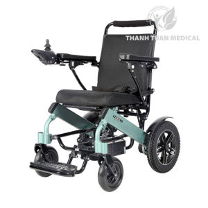 Xe lăn điện Lucass XE-612L thông minh gấp gọn - Phiên bản Pinlithium nhẹ nhất BH 1 năm chính hãng