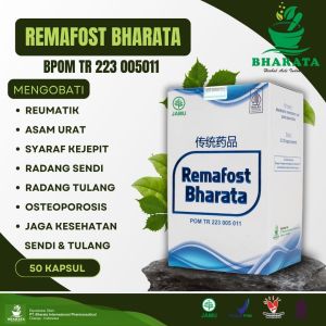 Obat Saraf Kejepit Obat Pengapuran Tulang Herbal Teruji Ampuh REMAFOST BHARATA ORIGINAL