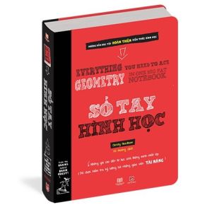 Sách Sổ Tay Hình Học - Kiến Thức Toán Hình Cho Học Sinh Từ Lớp 8 Đến Lớp 12 - Á Châu Books Bìa Cứng In Màu