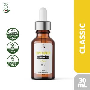Eco Premium Sunflower Beauty Oil Classic Lightly Scented For Skin Hair & Body Moisturizing Men Woman