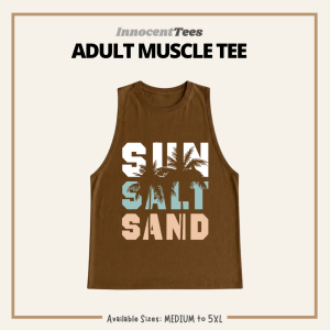 [INNOCENTTEES] ADULT MUSCLE TEE SUMMER SANDO II ADULT MEDIUM TO 5XL