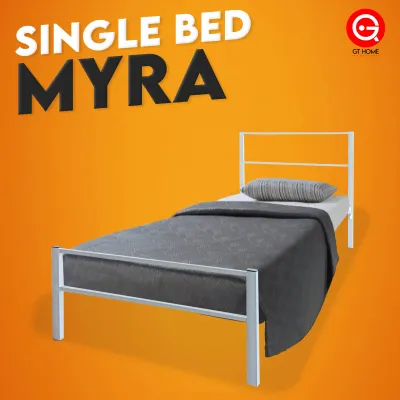 READY STOCK KEDAH Single Bed Frame 100% Metal Katil Bujang Dewasa Budak Bed Room Bedroom Furniture Perabot Bilik Tidur