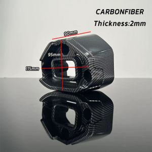 BenMaxx Motorcycle Muffler Tip Cover MUFFLER TIP COVER GLOSSY CARBON / FORGED CARBON EXHAUST TIP GARNISH