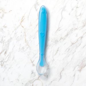 Sendok Makan Bayi Silikon Lembut / Sendok Makan Bayi Lentur