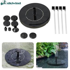 Sikiwind 1.2W Solar Fountain Pump Solar Bird Bath Fountains Solar Powered Water Fountain for Bird Bath Garden Pond Pool Outdoor