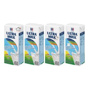 4PCS Ultra Low Fat Milk Plain UHT Susu Rendah Lemak Tanpa Rasa
