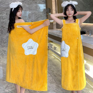 PROMO Handuk Baju / Kimono Handuk / Baju Handuk Multi Fungsi 110x135cm Wearable Towel Micro Bulu Handuk Mandi Dewasa