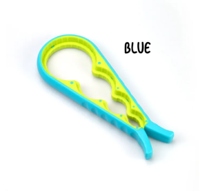 ABS Bottle Opener Jar Cap Twister Can Container Lids Anti Slip Manual Kitchen Tools Pembuka Penutup Botol 4 dalam 1 Pelbagai Saiz Tidak Licin