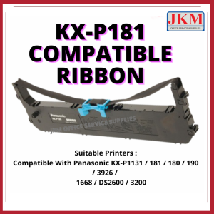 Compatible KX P181 KXP181 KX-P181 Ribbon For Panasonic KX-P1131 181 180 190 3926 1668 DS2600 3200