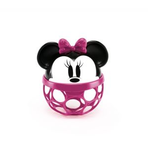Bright Starts Oball Easy-Grasp Rattle Toy 1pc Disney Mickey/ Minnie Rattle Along Buddy Soft Ball Baby