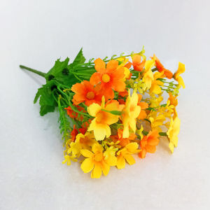 Azgalery PBP30 / Tanaman Hias Bunga Plastik Tanaman Palsu Anggrek Daisy Krisan Dekorasi Rumah Import / COD