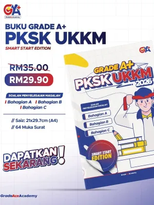 2026 TERKINI | BUKU GRADE A+ PKSK & UKKM 2026 – SMART START EDITION | Persediaan Awal Calon SBP • SMKA • MRSM