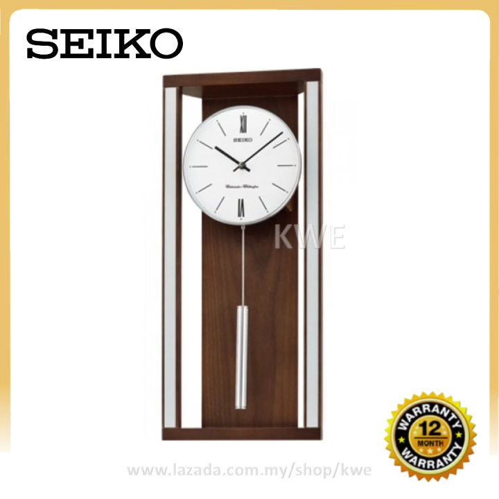 100 ORIGINAL SEIKO Pendulum Dual Chime Wooden Wall Clock QXH068 QXH068B QXH068K QXH068Z Jam Dinding Kayu Berbunyi Malaysia Lazada