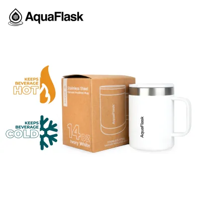 AquaFlask 14oz Insulated Mug Drinkware Stainless Steel