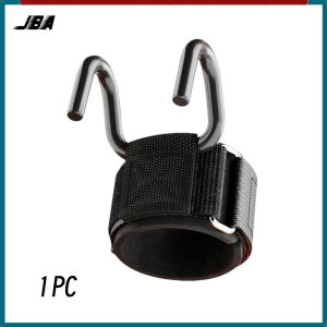 JBA nâng tạ móc 2 cái với điều chỉnh áp lực có dây đeo cổ tay chống trượt mạnh mẽ bền linh hoạt Deadlift chin kéo lên Helper Phụ kiện thể dục