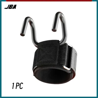 JBA nâng tạ móc 2 cái với điều chỉnh áp lực có dây đeo cổ tay chống trượt mạnh mẽ bền linh hoạt Deadlift chin kéo lên Helper Phụ kiện thể dục