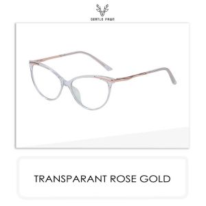 Gentle Fawn Kacamata Antiradaisi Blueray Sinar Biru Model Cat Eye Bahan TR90+Metal Kuat Kokoh Bisa Minus Photocromic Bluecromic Fashion Wanita Trendy 601