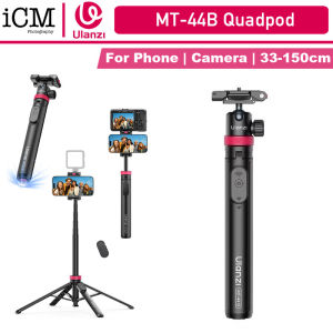 Ulanzi MT-44B 2-in-1 Selfie Stick Tripod 150cm with Remote For Camera Phone