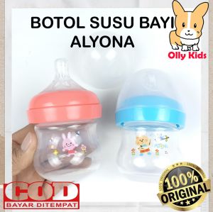 ALYONA AL-017 BOTOL SUSU BAYI 90ml/3oz BERBAHAN TEBAL DAN FOOD GRADE