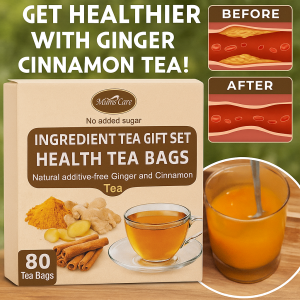 Health Tea Bags Additive-free Blood Vessel Detox and Improved Circulation Herbal Cinnamon Ginger Tea Bags Nourishing Tea姜黄肉桂茶