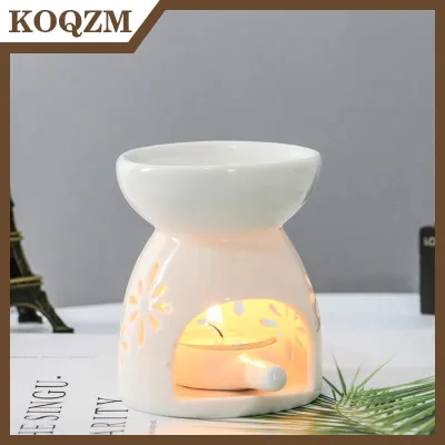 KOQZM Lư hương bằng gốm Sứ dụng cụ giữ nến rỗng đèn tinh dầu Lư Hương