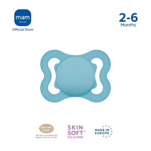 MAM Supreme Pacifier 2-6 Months Orthodontic Baby Soother with Self Sterilizing Travel Case (NEW)