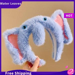 [Water]Hot Sale Freeshipping 1pcs dễ thương sang trọng voi Headband phim hoạt hình dài mũi voi bên mũ nón hairband Phụ kiện tóc headhoop cho rửa mặt