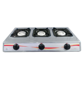 Sawana 3-Burner Stainless Steel Gas Cooker SW-310B SW310B Dapur Gas Tak Karat