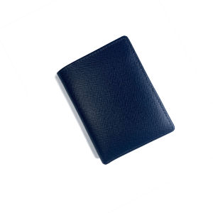 Ví nam da Saffiano cao cấp dáng đứng PQ Leather PV17 da thật full hộp làm quà tặng bảo hành 12 tháng