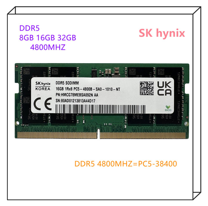 Patriot Signature Line DDR5 SODIMM RAM – 8GB, 16GB, 32GB 4800MHz Laptop Memory