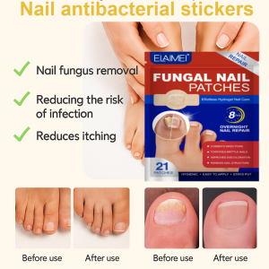 Antifungal Nail Repair Patches Waterproof Toenail Fungus Treatment Stickers  for Discolored Damaged Nails Care