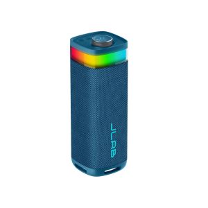 JLAB JBuds Party Portable Bluetooth Speaker with 10+ hours of RGB Light Multi Speaker Connect IP56 Splash Proof Stereo Pairing Integrated Handle