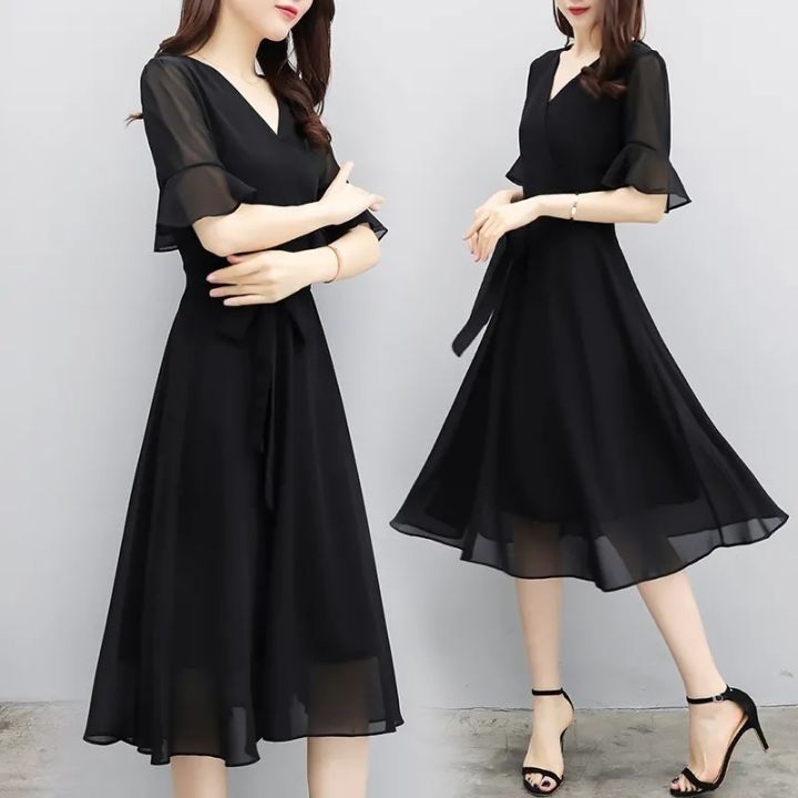 sachin and babi light blue dress Knee Length Chiffon Short Sleeves A-Line Mother of the Bride Dress