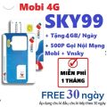 [Miễn phí tháng đầu] SIM 4G MOBI Sky89 SKY99 - DATA THẢ GA - Gọi Miễn Phí - Vào mạng thả ga - BẢO HÀNH 1 ĐỔI 1 từ MƯỜNG THANH ROYAL FREESHIP - CHƯA KÍCH HOẠT.. 