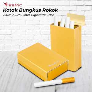 KOTAK ROKOK KEREN ISI 20 BATANG BAHAN ALUMINIUM | KOTAK BUNGKUS ROKO ELEGAN LEATHER CASE | KOTAK ROKOKK KEREN UNIK MURAH FILTER ANTI AIR