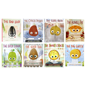 【SG Stock Authentic】The Food Group The Bad Seed Series 8 Books Set By Jory John paperback