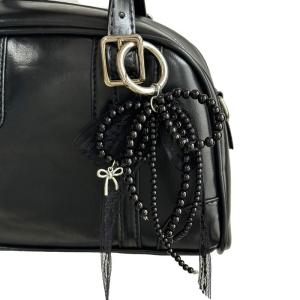 Beaded Bowtie Pendant Keychain Colorful Butterfly Knot Keyring Bag Charm for Women Bag Accessory Backpack Decoration