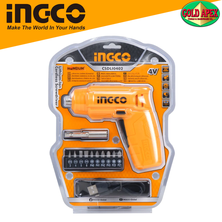 Ingco%20CSDLI0402%204V%20Li-Ion%20Cordless%20Screwdriver%20%5BSS%5D%20-%20Image%202