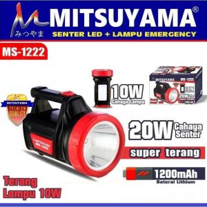 Mitsuyama MS-1222 Lampu Senter LED 20W Super Terang