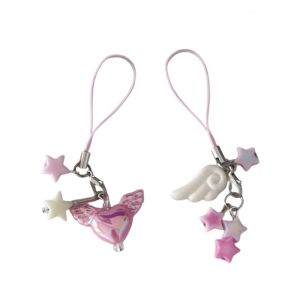 Playful Star Charm Keyring keychain Ornament Mobile Phone Lanyard Phone Strap Ideal Gift for Friend and Family