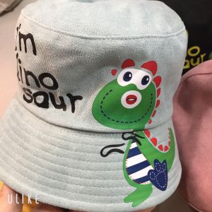 Mũ bucket nón vành cho bé trai bé gái in hình bé khủng long siêu cute từ 2 đến 5 tuổi