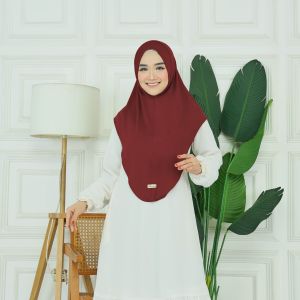 hijab instan bergo non pet jilbab daily spandek jersey