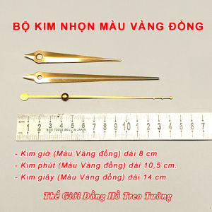 Máy Đồng Hồ NHẬT KIM TRÔI Cao Cấp SKM – Tặng Pin AA và Bộ KIM Tự Chọn - Bảo Hành 1 Năm
