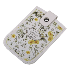 Slide Out Leather Wallet Organiser Water Resistant Storage Case For Professional Student Essential