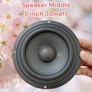Komponen Speaker Mid Middle 5 inch 30 watt Black Panther