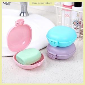 [PureZone] Bathroom Dish Plate Case Home Shower Travel Hiking Holder Container Soap Box