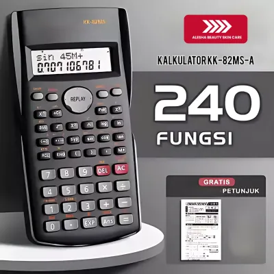 DEXIN KK-82MS-A Scientific Calculator - Kalkulator Alat Hitung Jl7