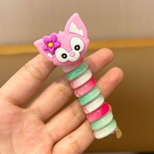 SIGVARD - Ikat Rambut Spiral Korea Anak Karakter Kartun Lucu Tali Kabel Kunciran Elastis ACC03